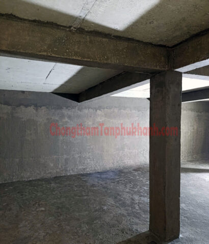 Bể nước ngầm chung cư sau khi chống thấm ngược tinh thể thẩm thấu hoàn thiện